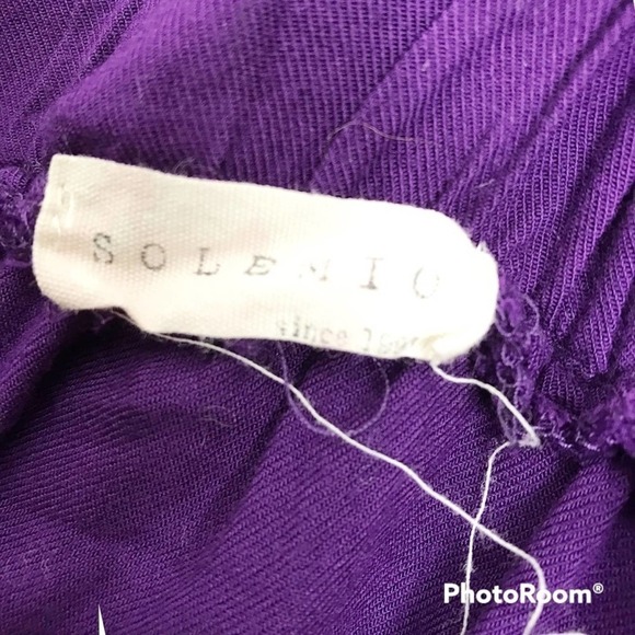 Solemio by Nasty Gal purple and black form fitting minidress size L - Picture 5 of 5